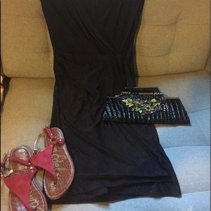 Burke Essex S dress, Sam Edelman 7 sandals, +purse